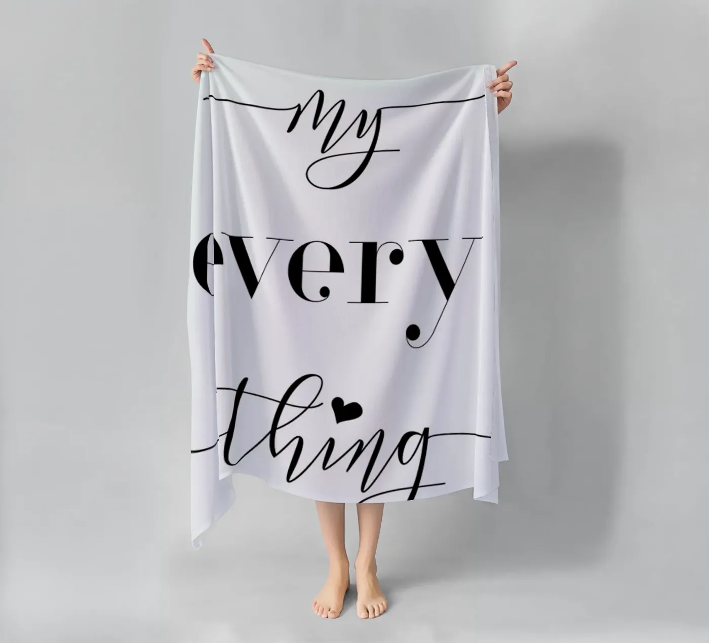 Everything Strandtuch von Sabrina Ziegenhorn