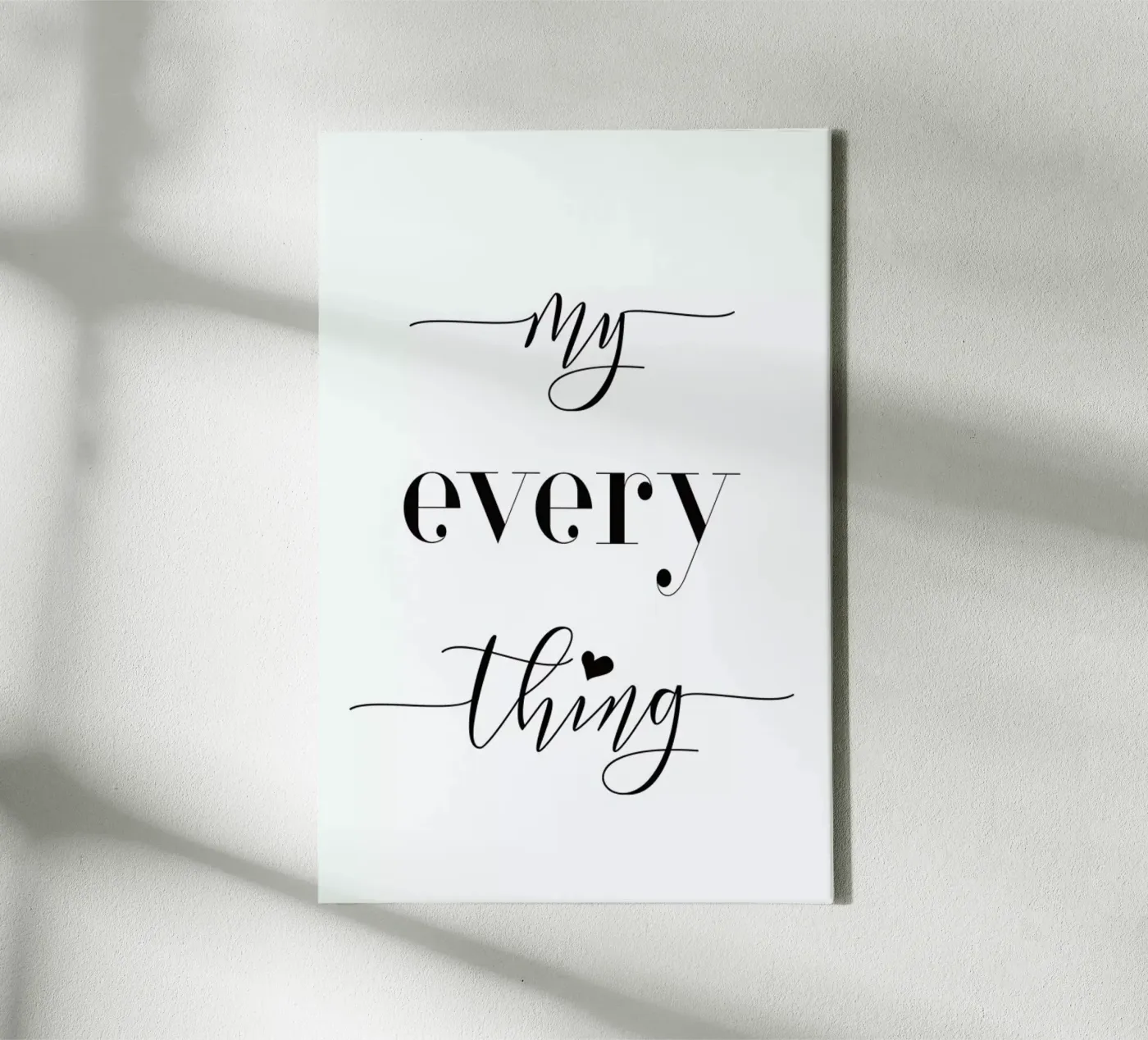 Everything canvas van Sabrina Ziegenhorn