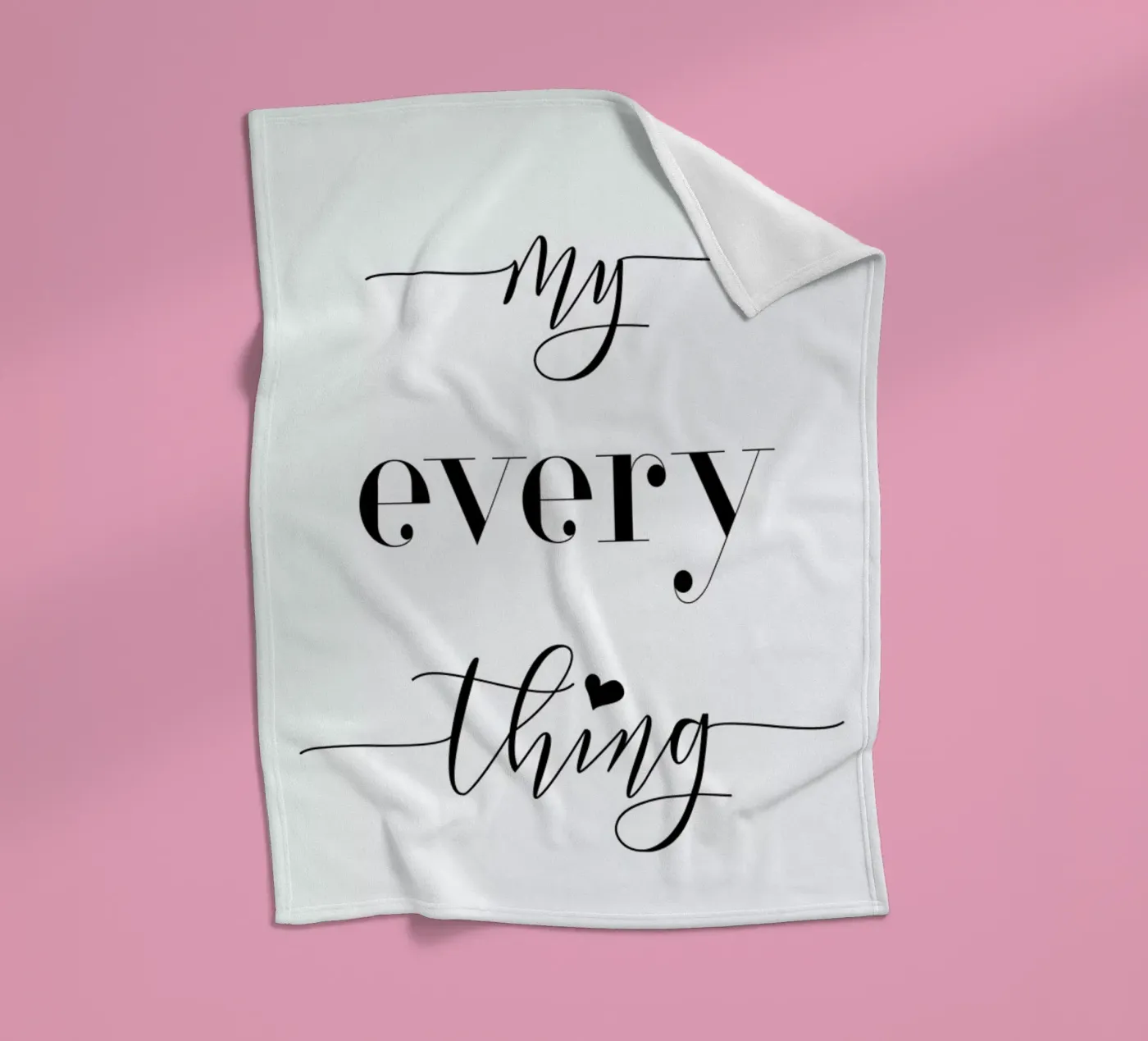 Everything fleece blanket by Sabrina Ziegenhorn