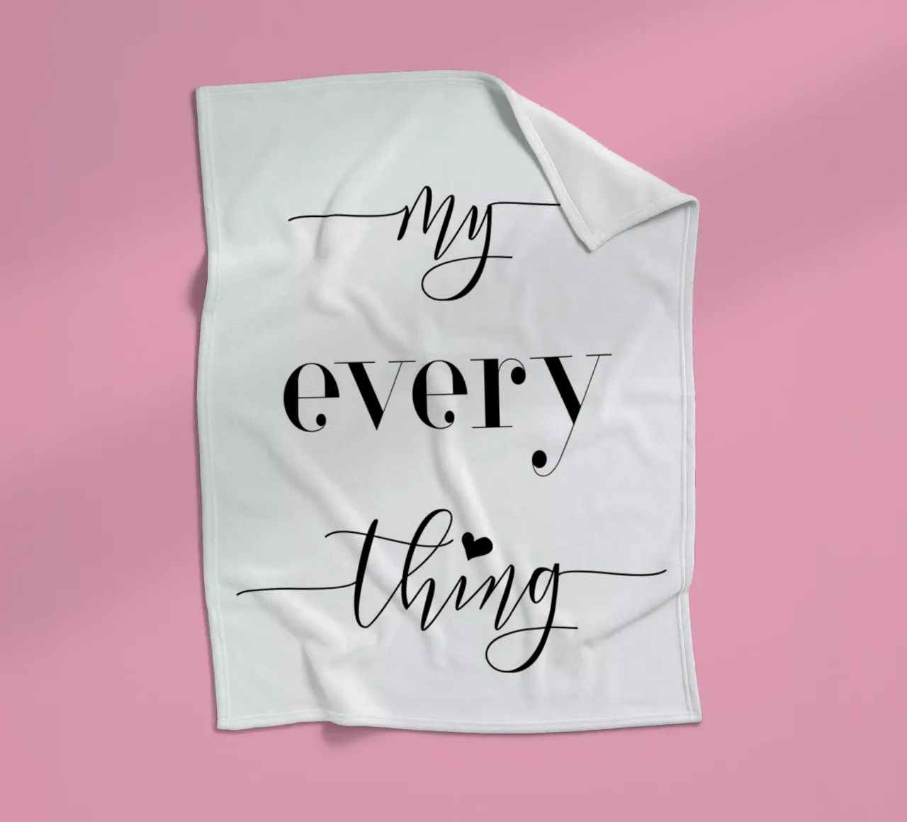 Everything fleece blanket by Sabrina Ziegenhorn