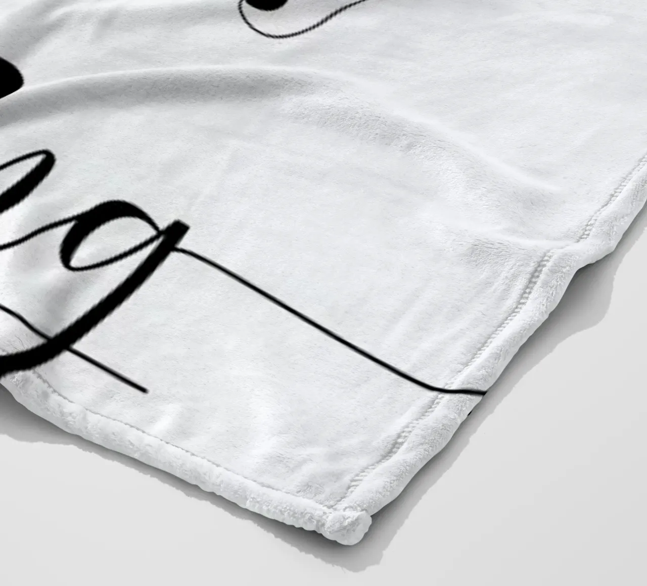 Everything fleece blanket by Sabrina Ziegenhorn