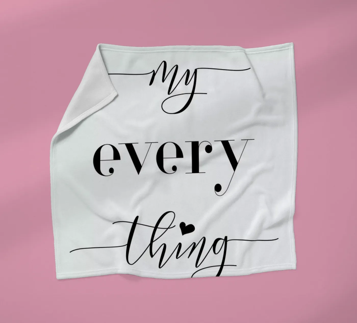 Everything fleece blanket by Sabrina Ziegenhorn