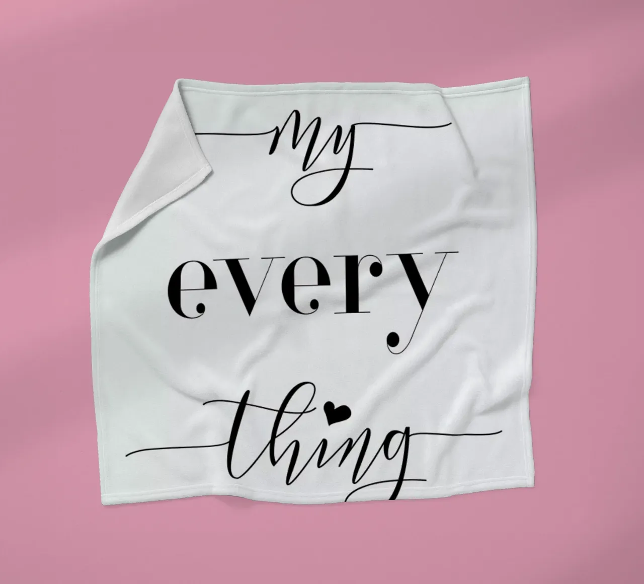 Everything fleece blanket by Sabrina Ziegenhorn
