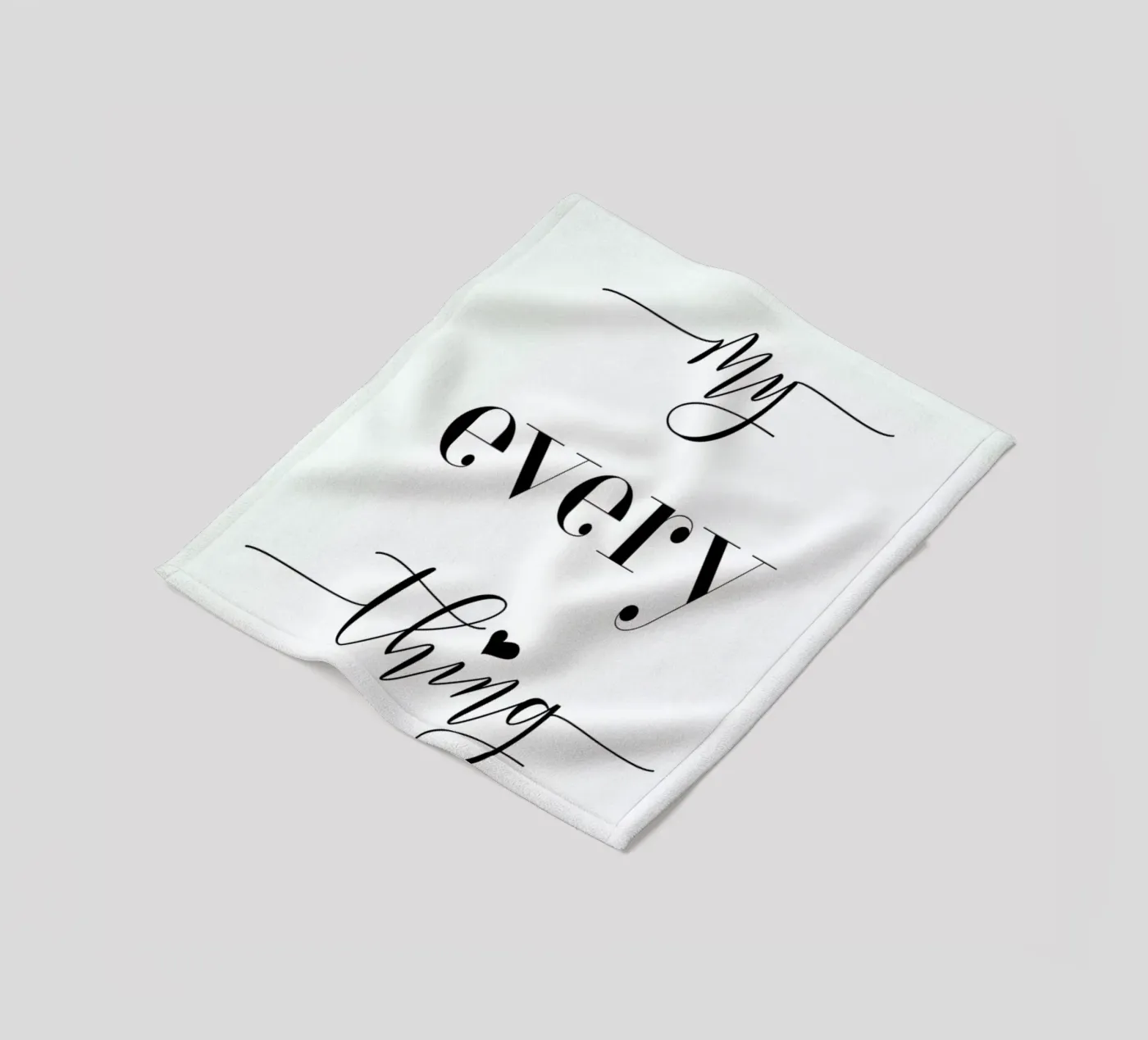 Everything fleece blanket by Sabrina Ziegenhorn