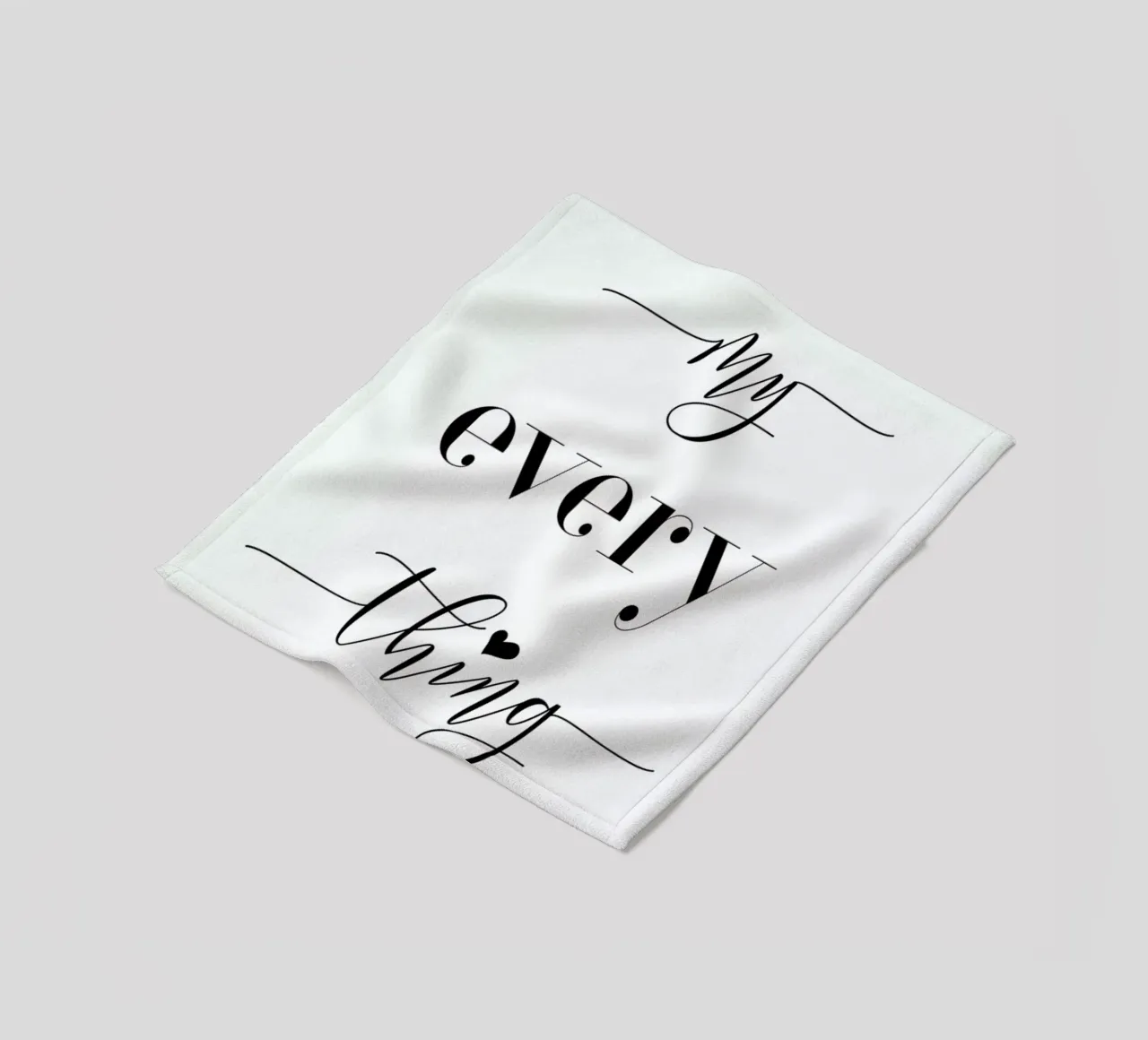 Everything fleece blanket by Sabrina Ziegenhorn