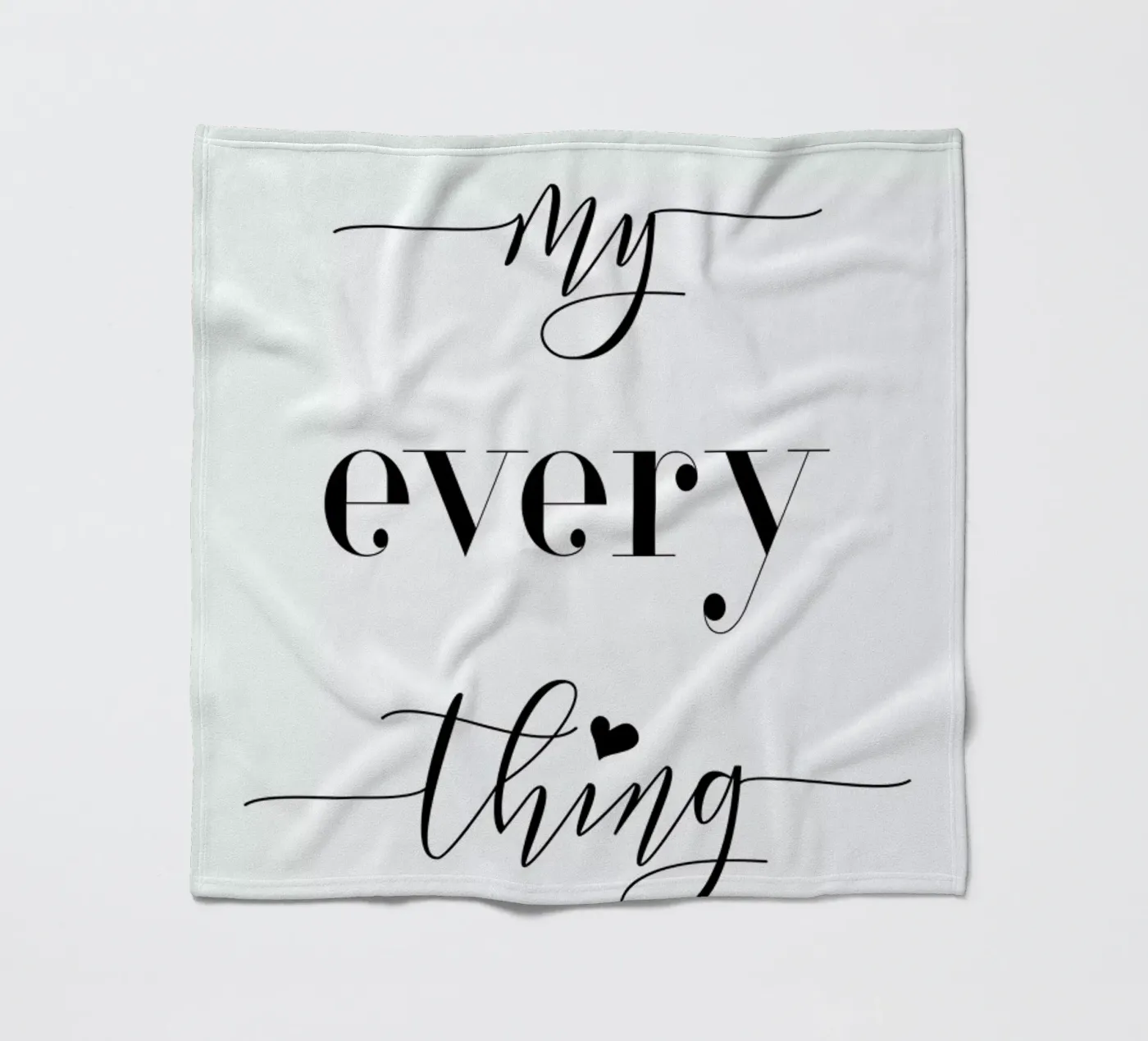 Everything fleece blanket by Sabrina Ziegenhorn
