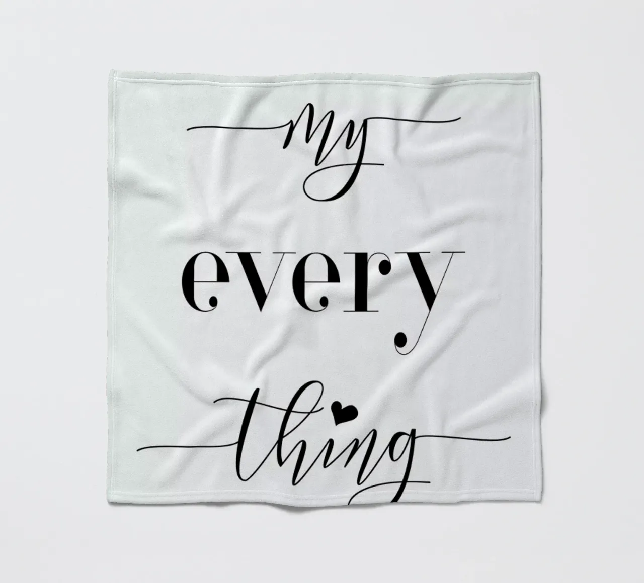 Everything fleece blanket by Sabrina Ziegenhorn