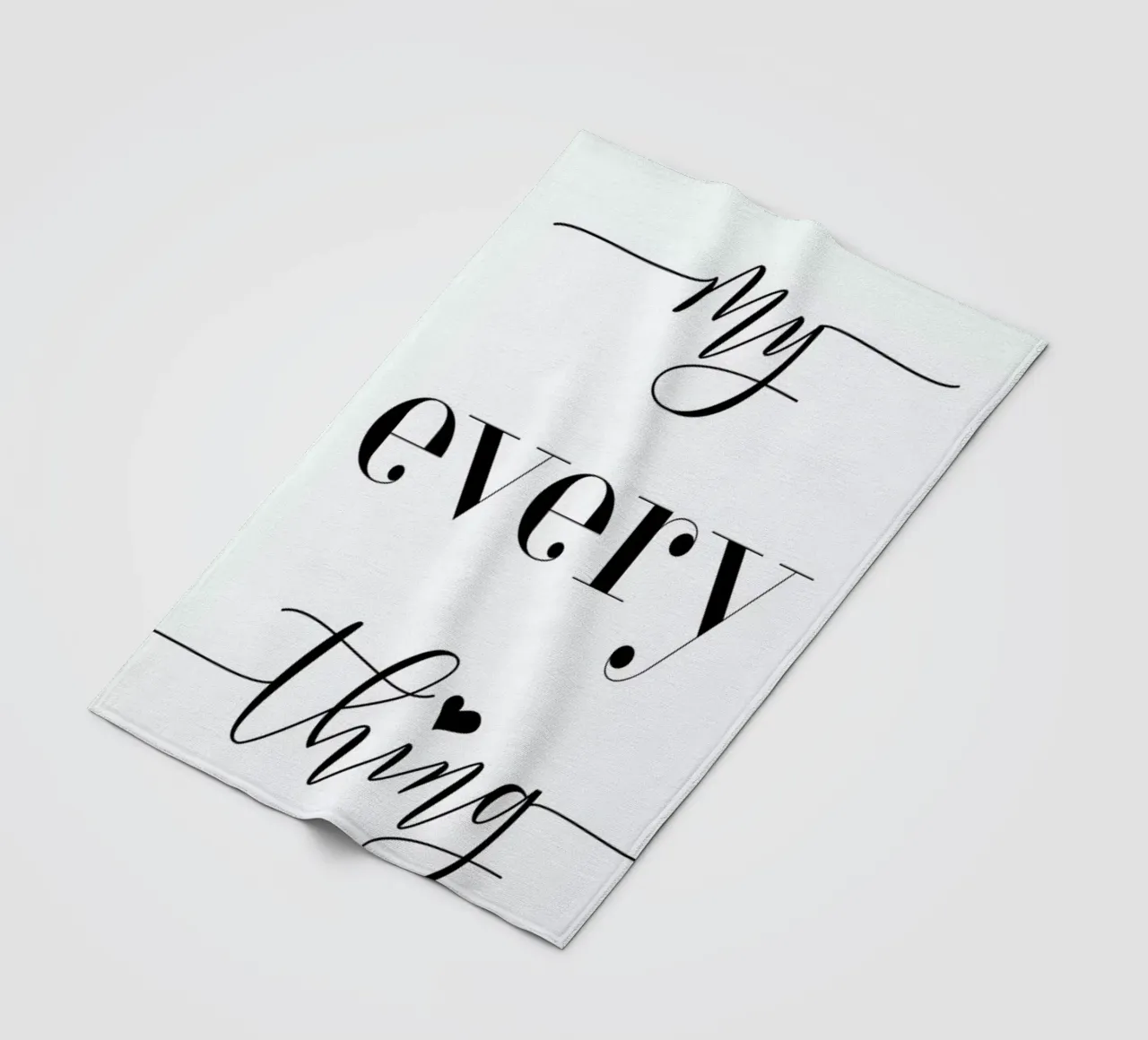 Everything fleece blanket by Sabrina Ziegenhorn