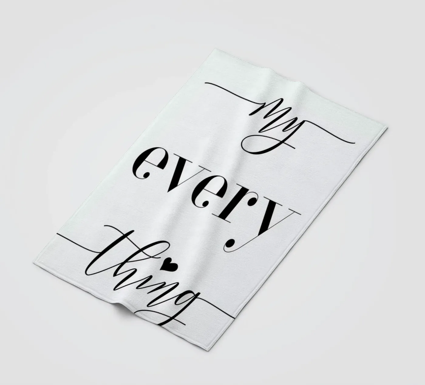 Everything fleece blanket by Sabrina Ziegenhorn