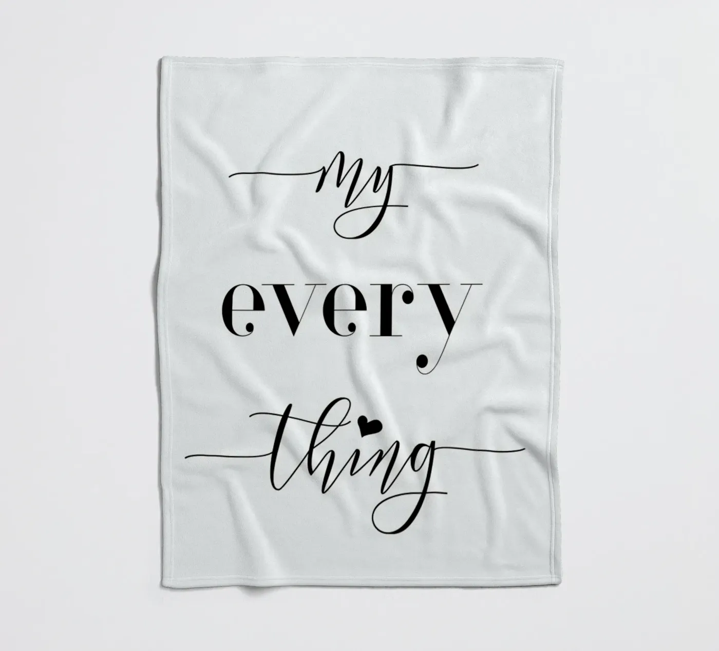 Everything fleece blanket by Sabrina Ziegenhorn