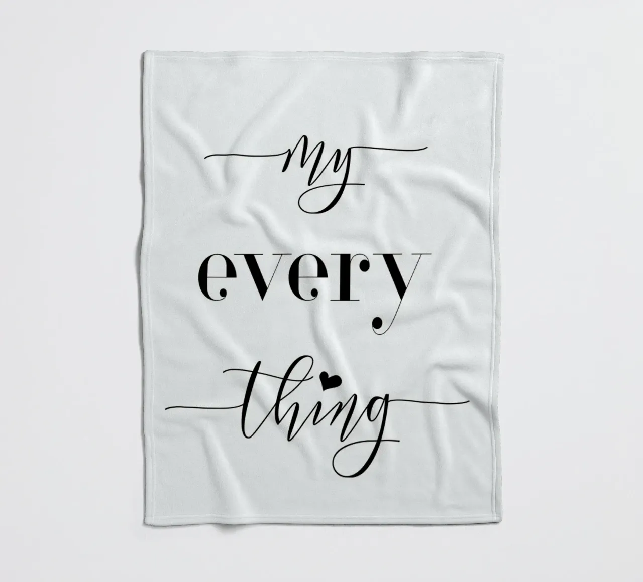 Everything fleece blanket by Sabrina Ziegenhorn