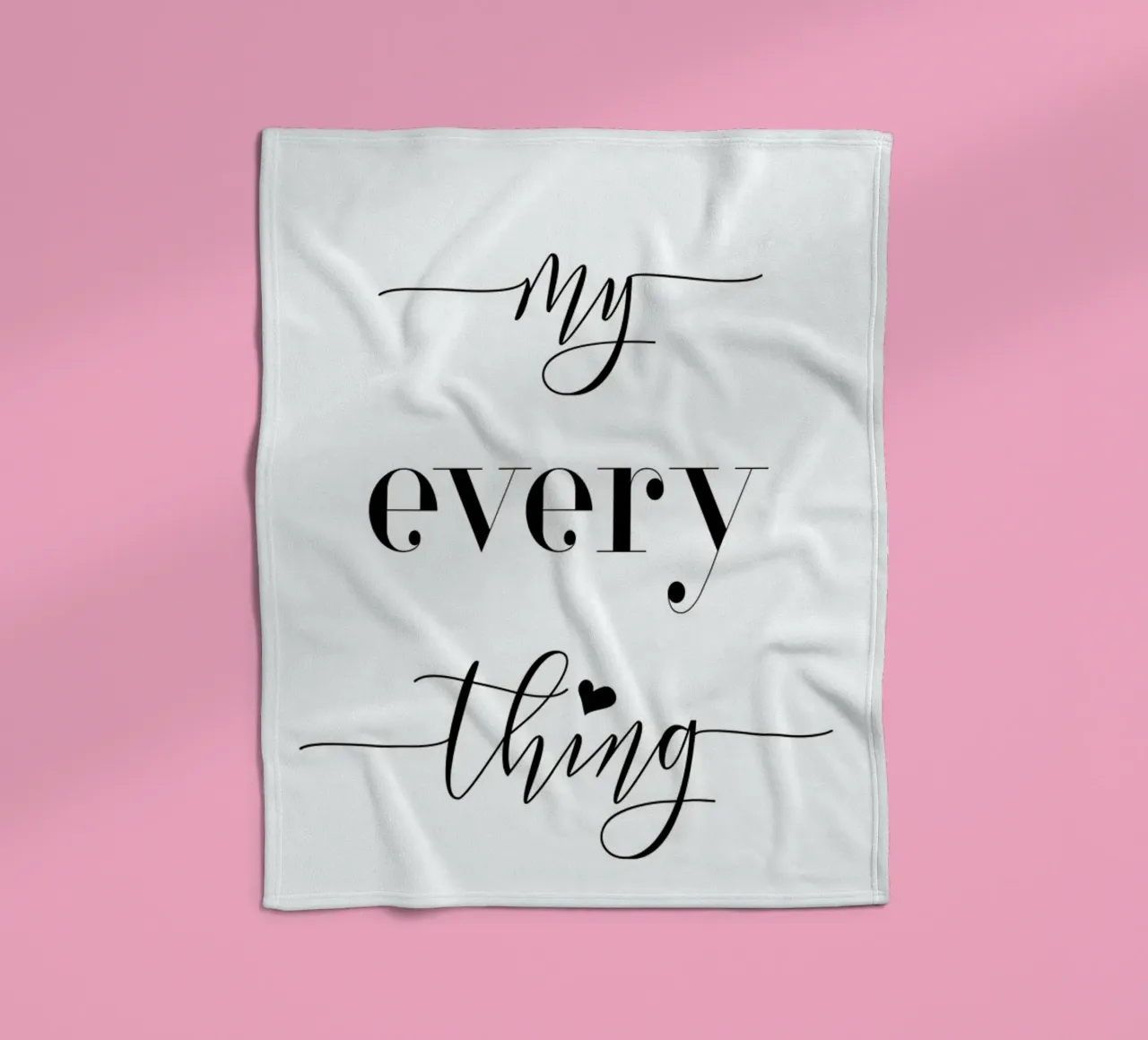 Everything fleece blanket by Sabrina Ziegenhorn