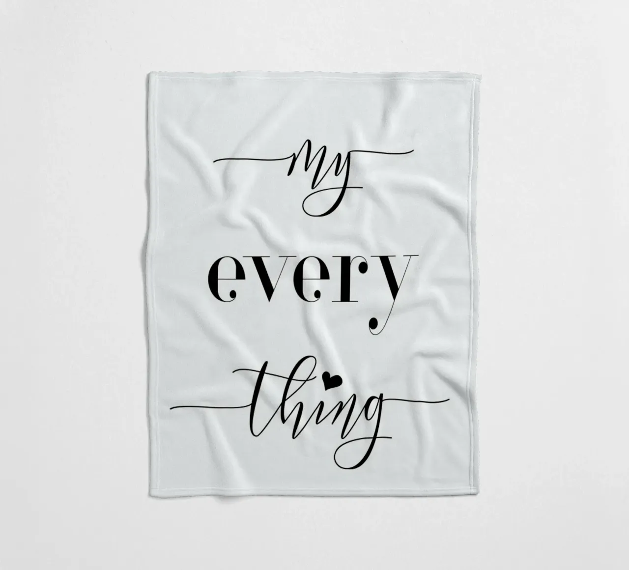 Everything fleece blanket by Sabrina Ziegenhorn