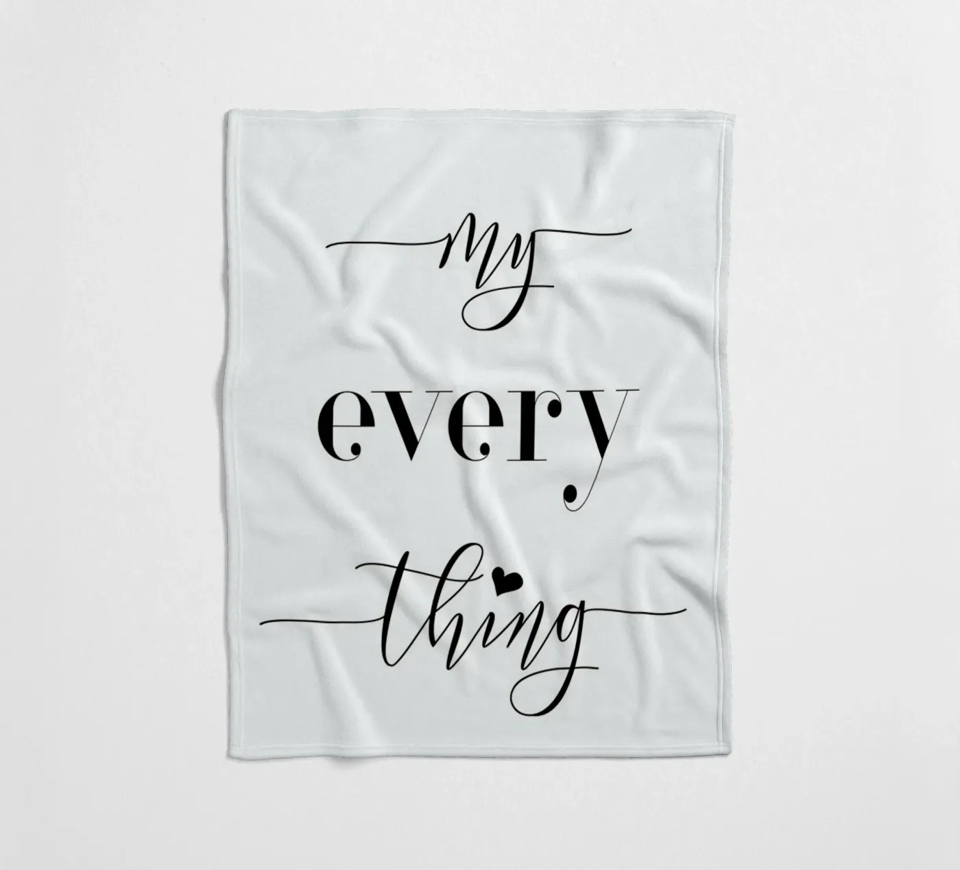 Everything fleece blanket by Sabrina Ziegenhorn