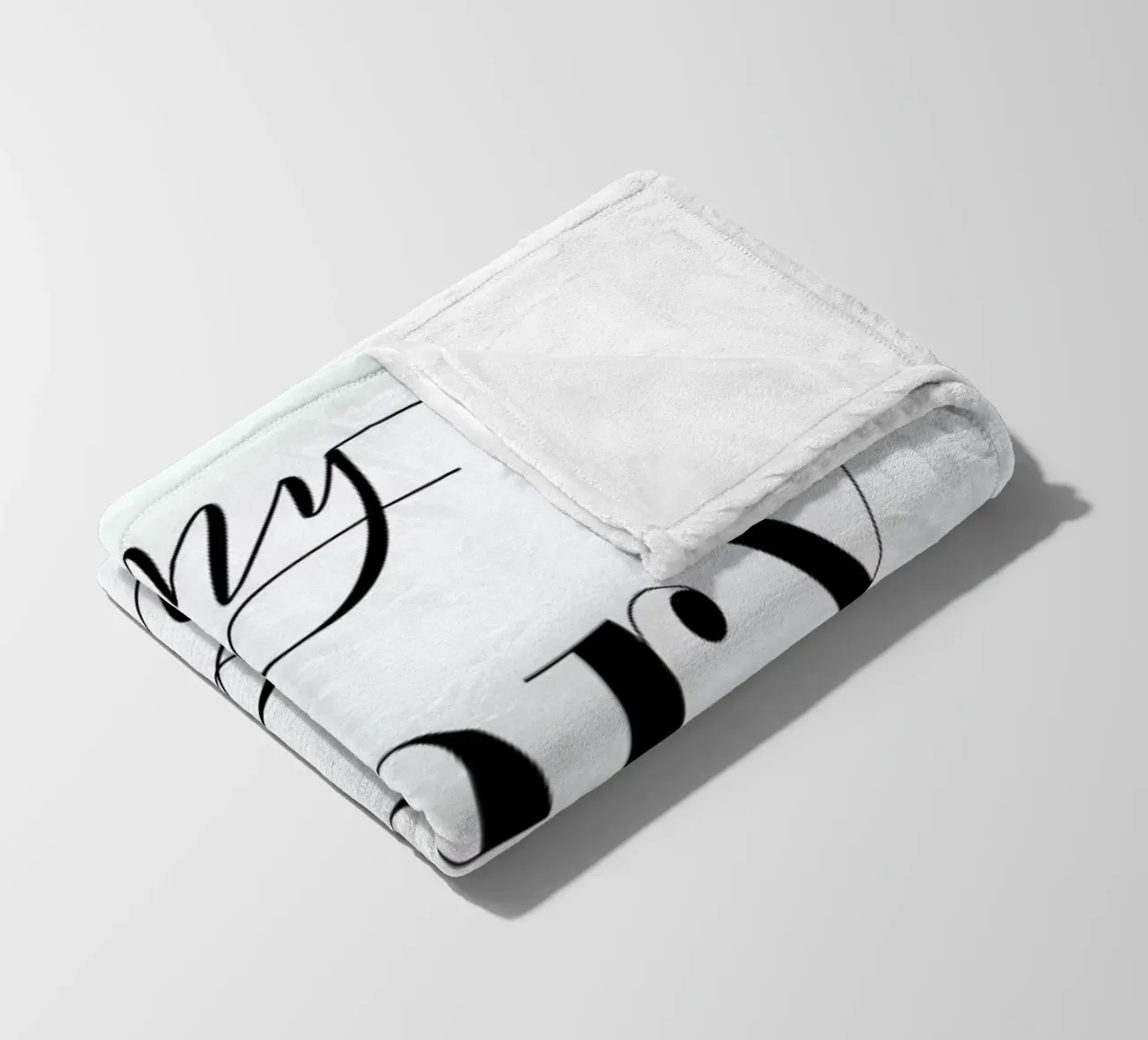 Everything fleece blanket by Sabrina Ziegenhorn