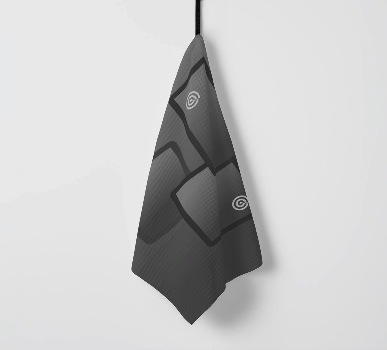 Trois rectangles gris et noirs torchon de Something for you