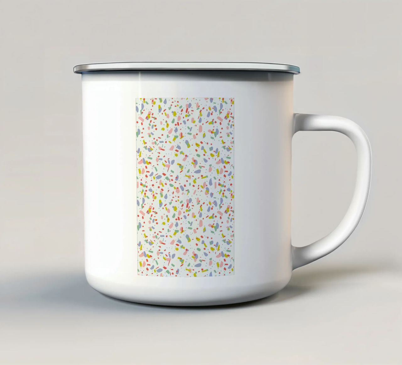 Terrazzo tazza in smalto da Kind of Style
