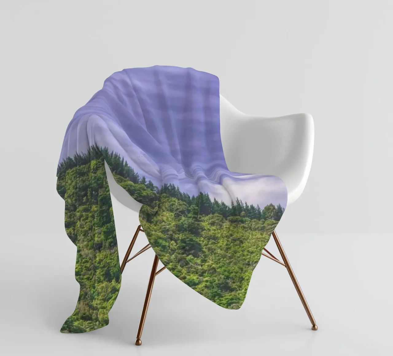 Wavy Mountains coperta in pile da Nur Mut