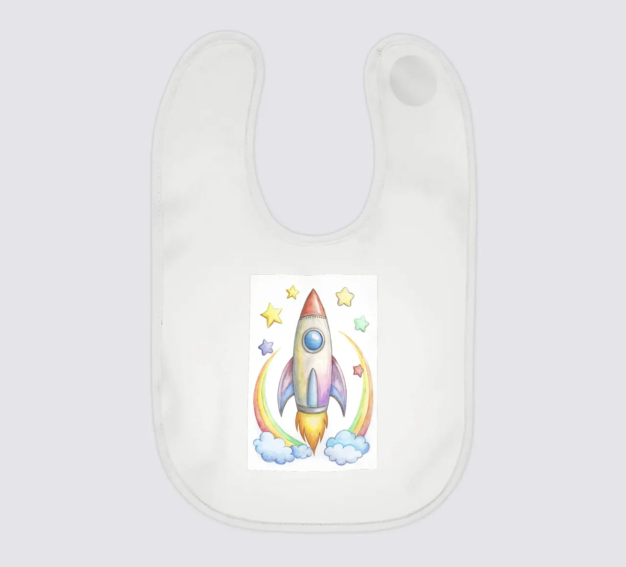 Raket baby slabbetje van 🎁 NOBELART