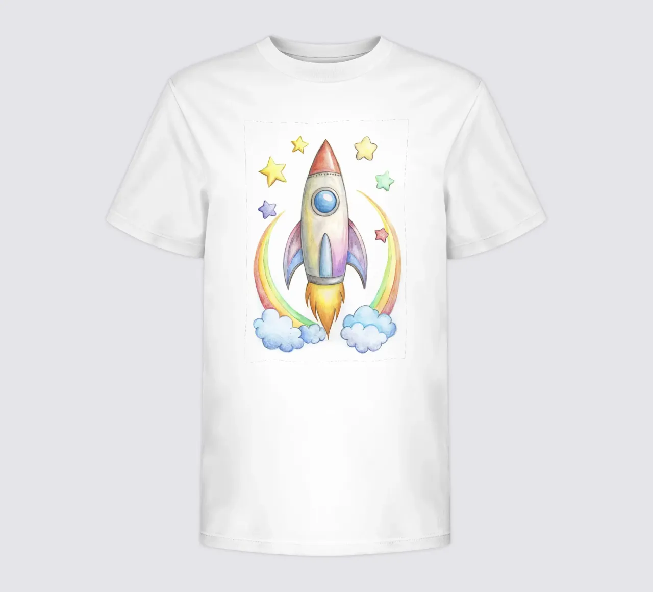 Razzo t-shirt bambini da 🎁 NOBELART