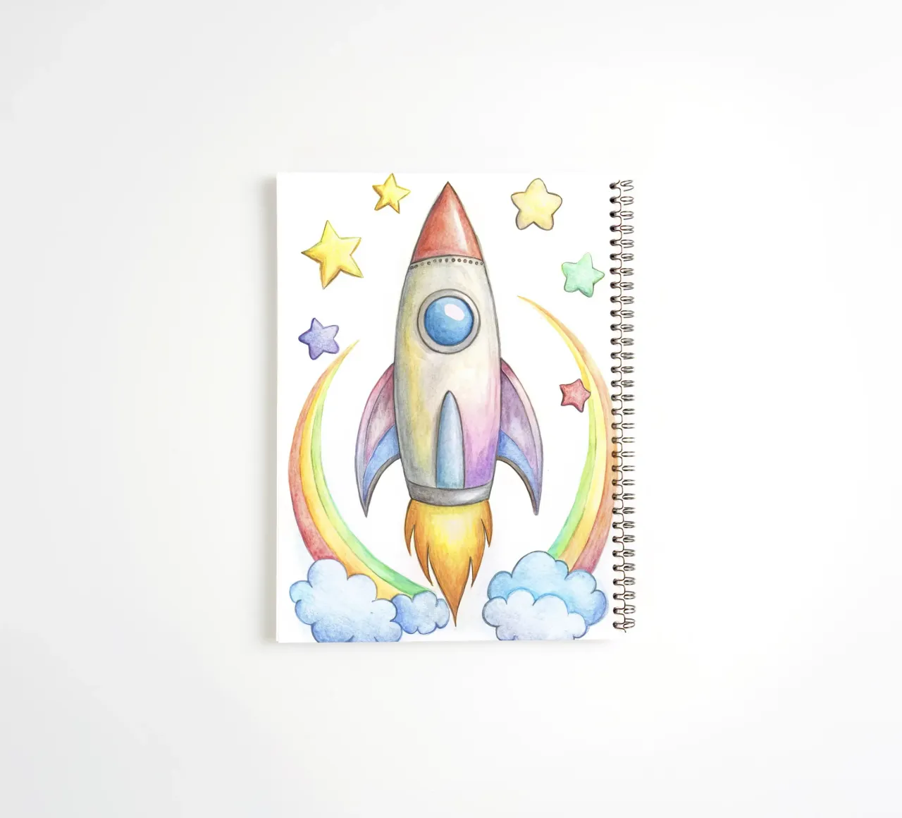 Rocket spiral notebook by 🎁 ARTVI-SHOP