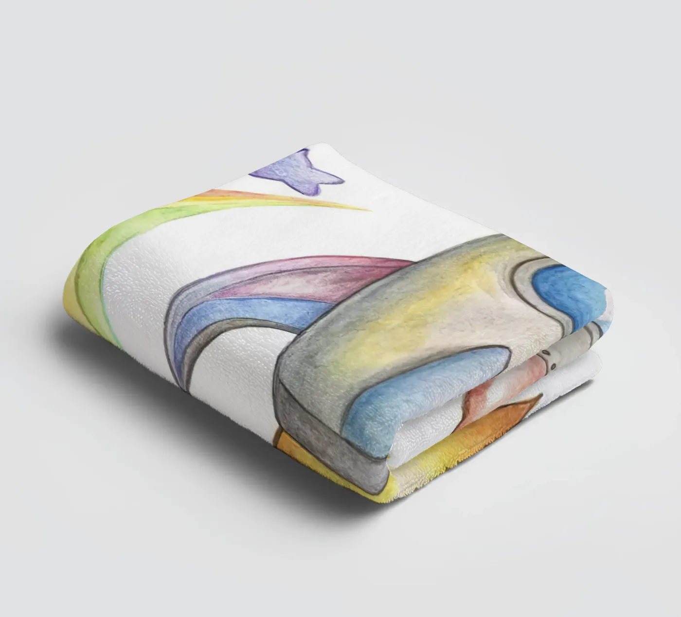 Rocket towel by 🎁 NOBELART