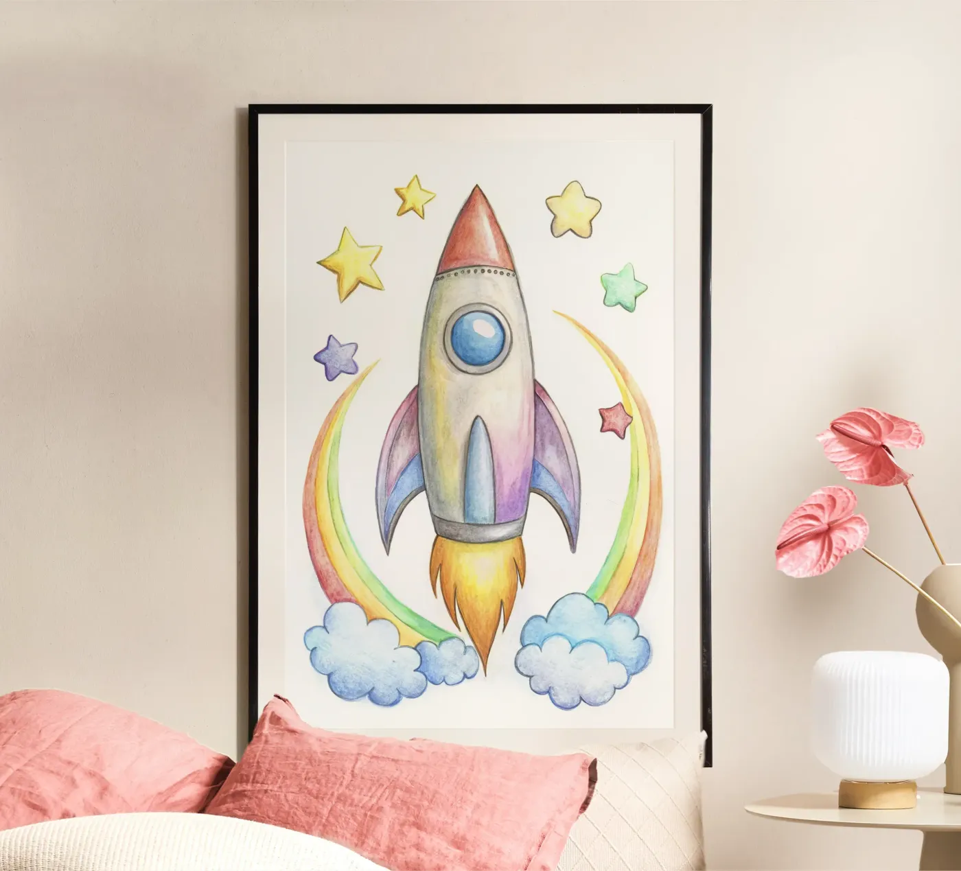 Fusée poster de 🎁 NOBELART