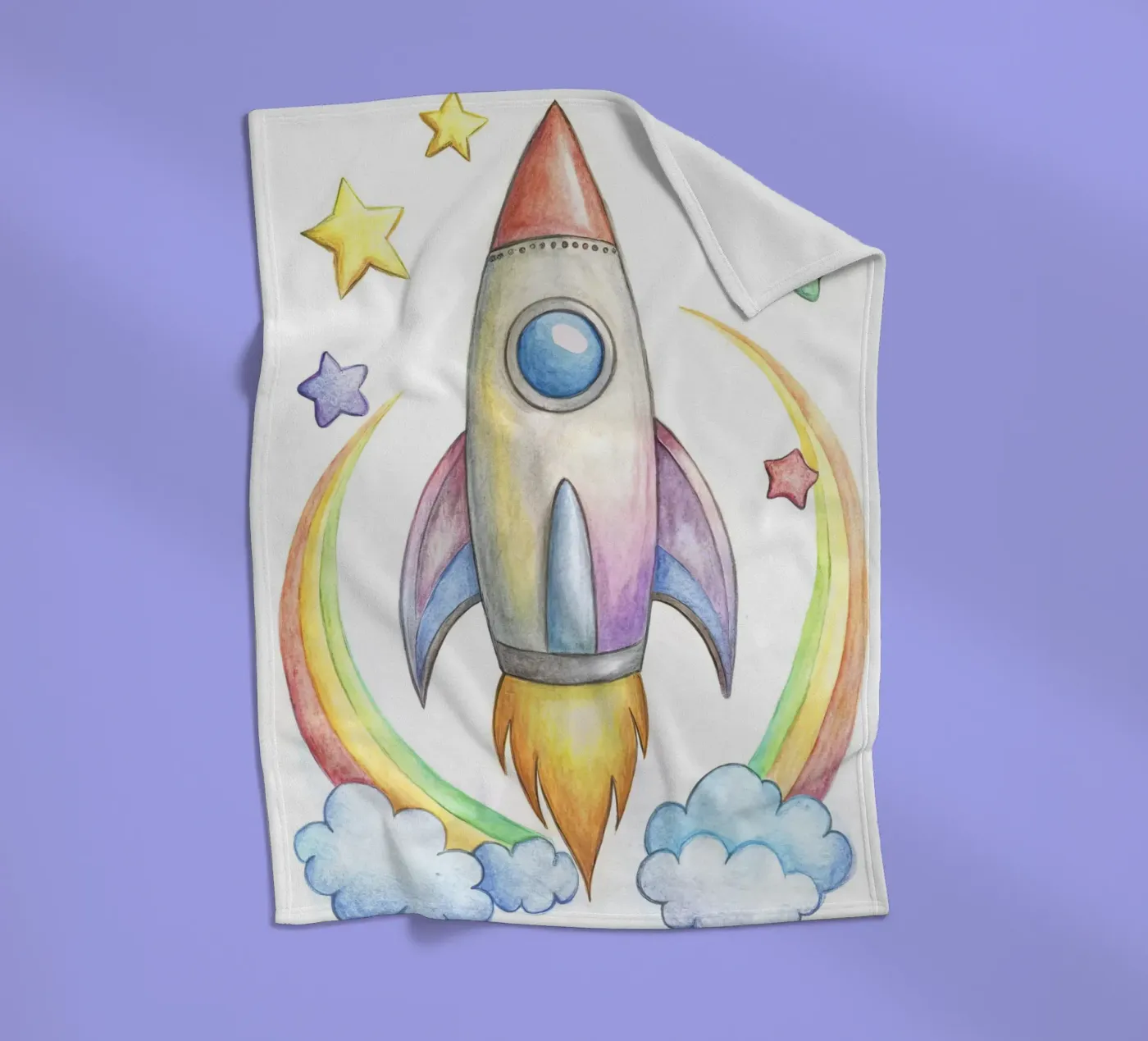Rocket coperta in pile da 🎁 NOBELART