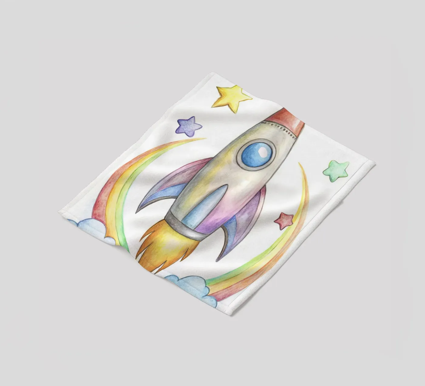 Rocket coperta in pile da 🎁 NOBELART