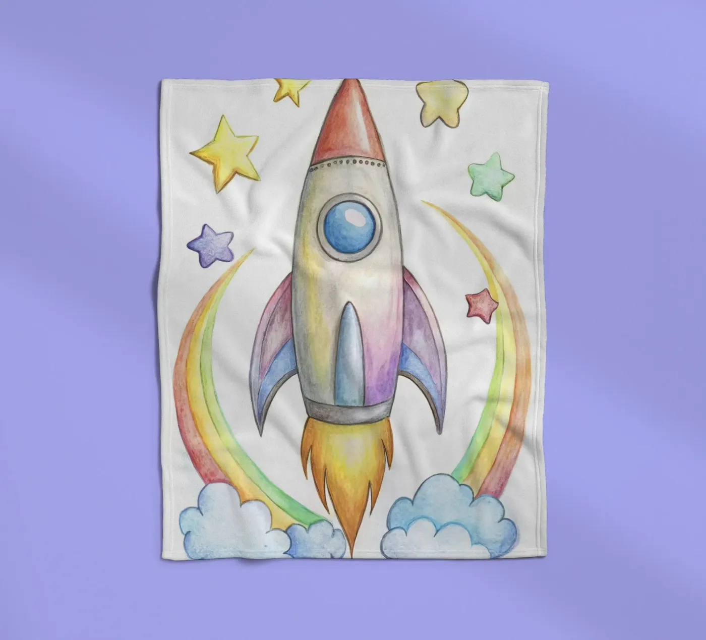 Rocket coperta in pile da 🎁 NOBELART