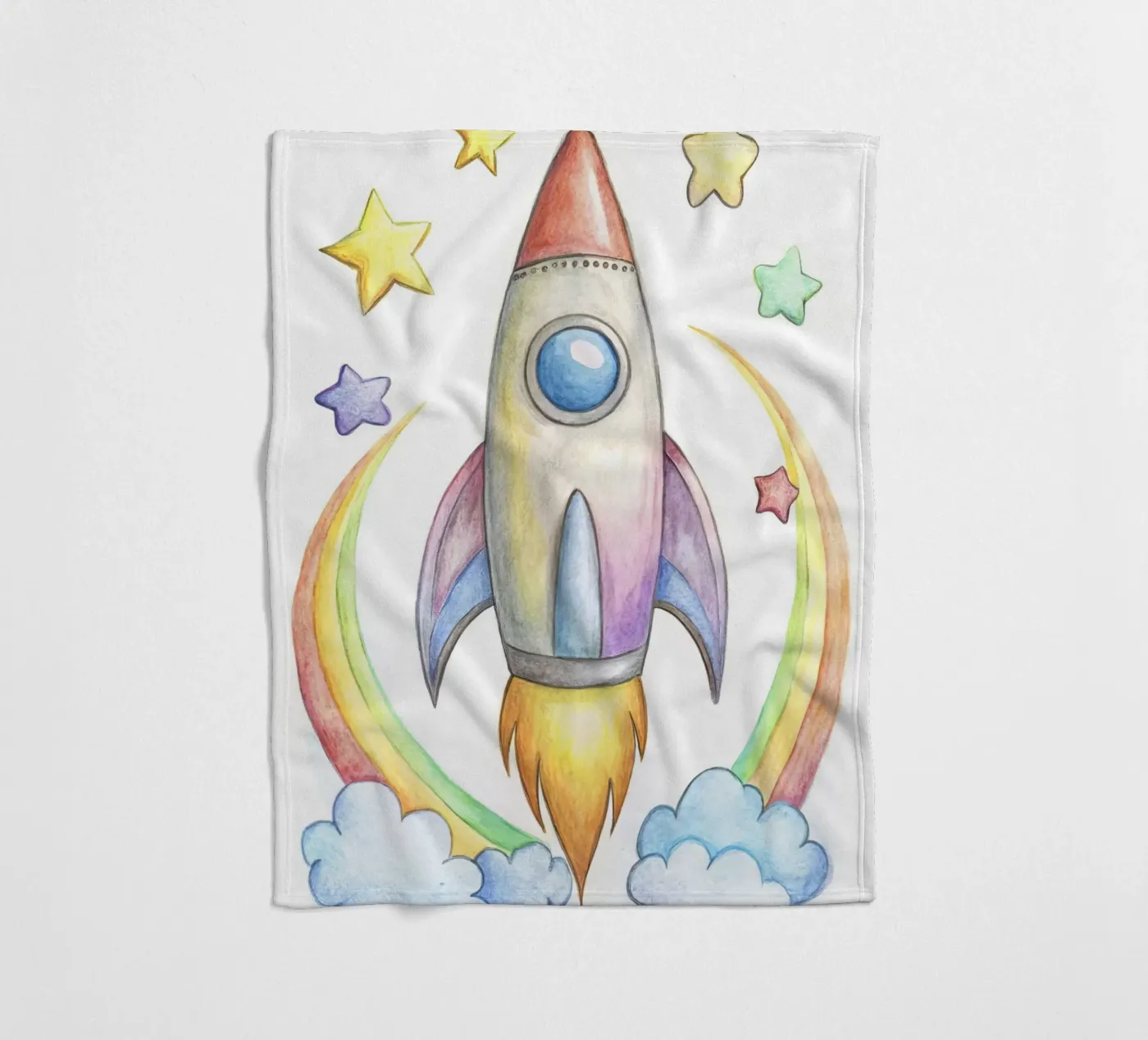 Rocket coperta in pile da 🎁 NOBELART