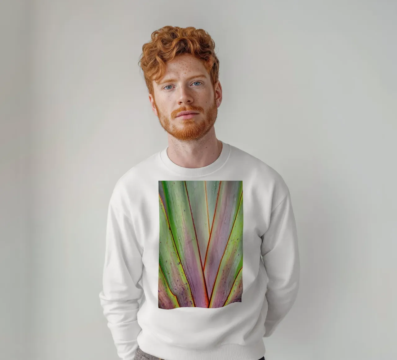 Flax Pattern felpa da Nur Mut