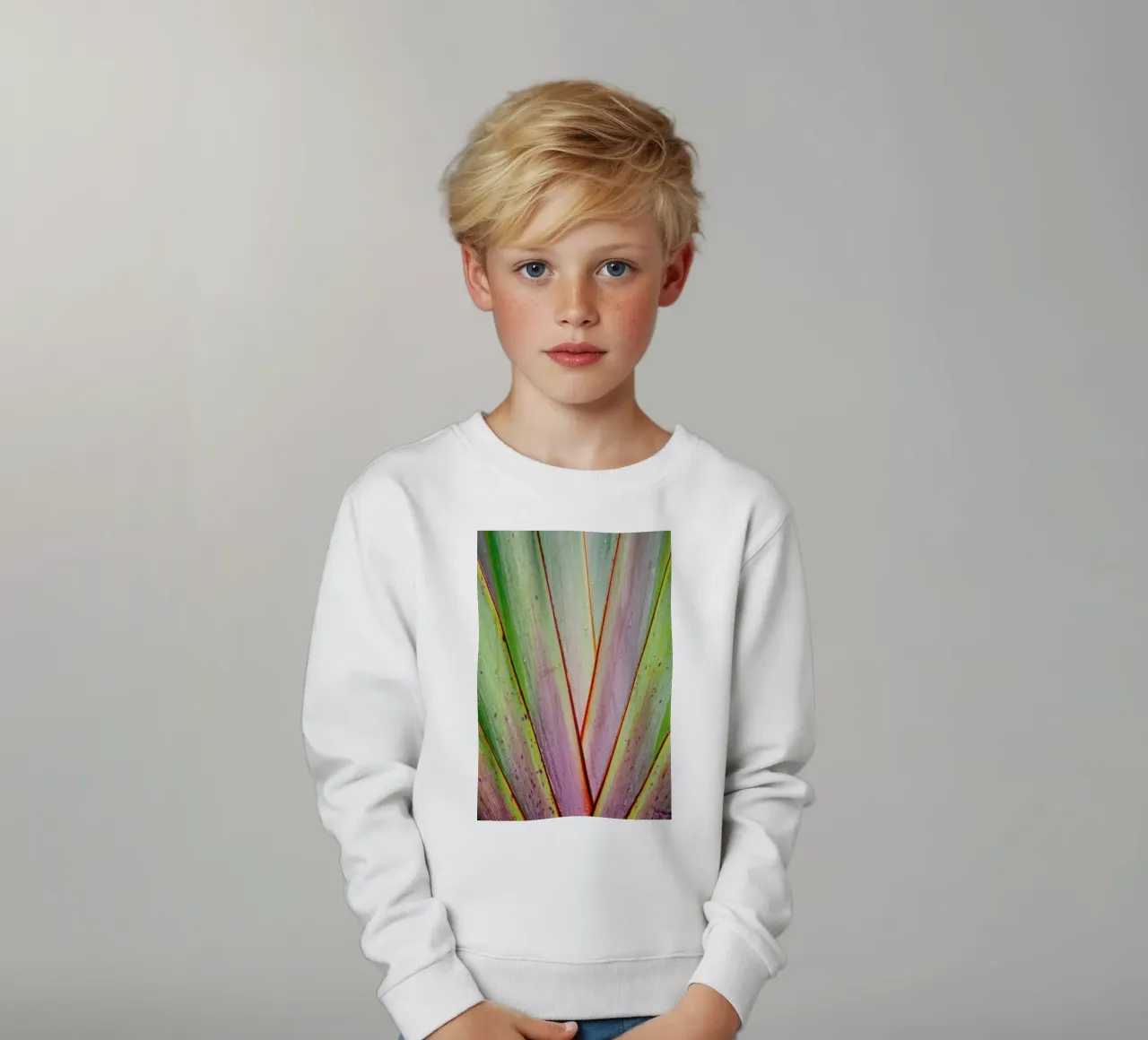 Flax Pattern felpa bambino da Nur Mut