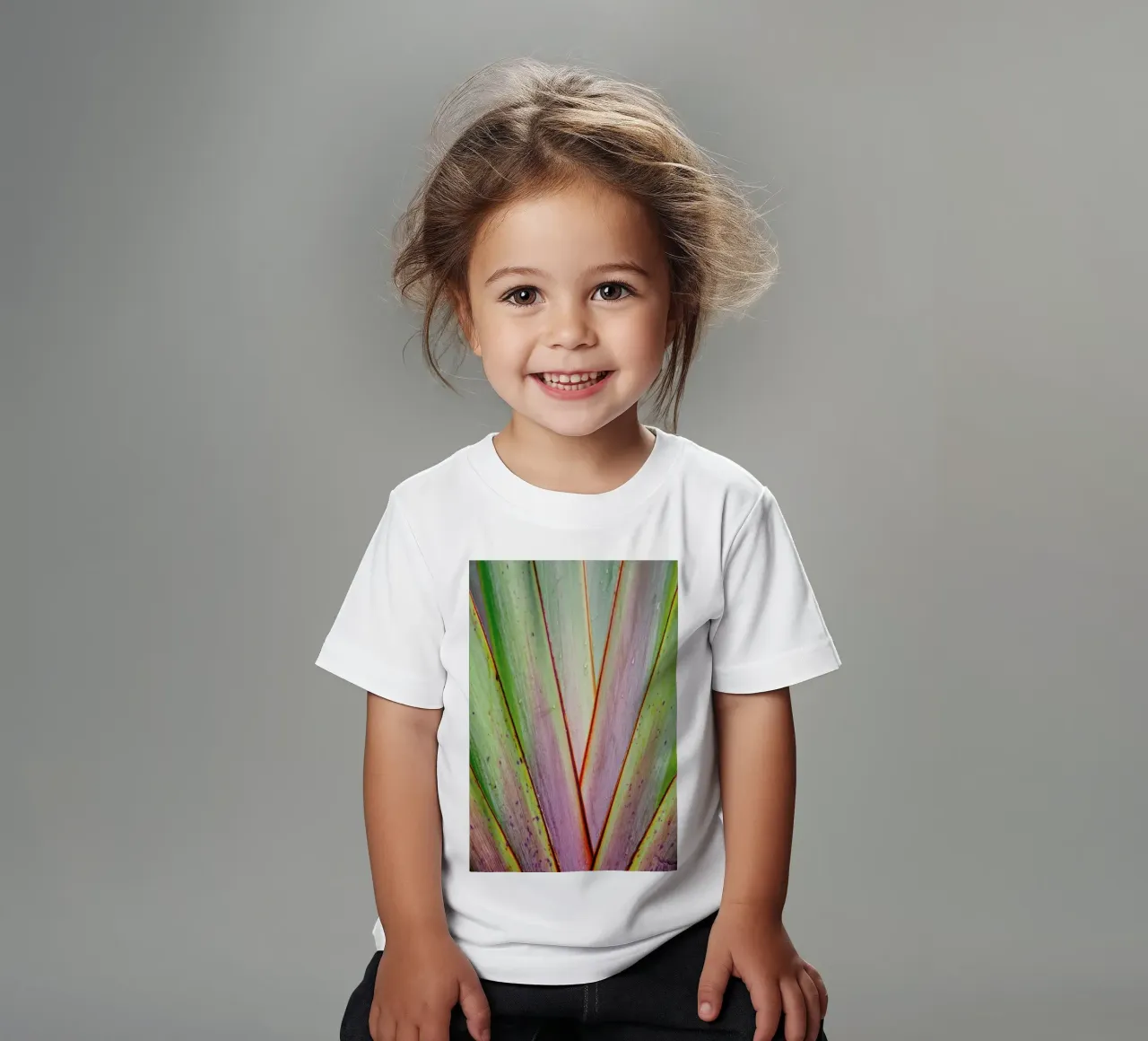 Flax Pattern t-shirt bambini da Nur Mut