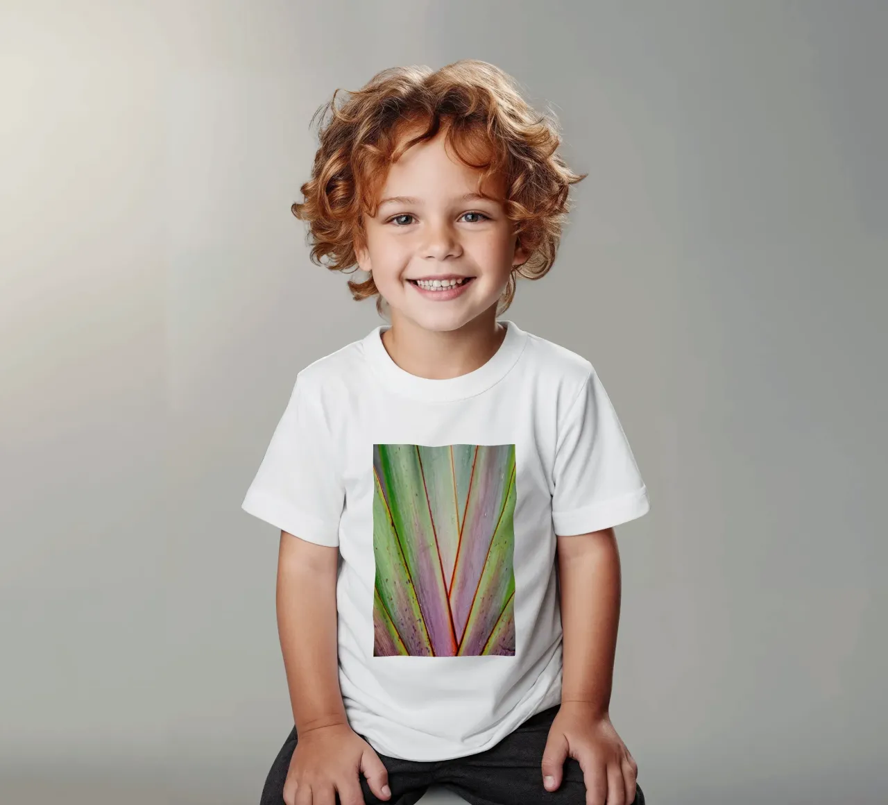 Flax Pattern t-shirt bambini da Nur Mut