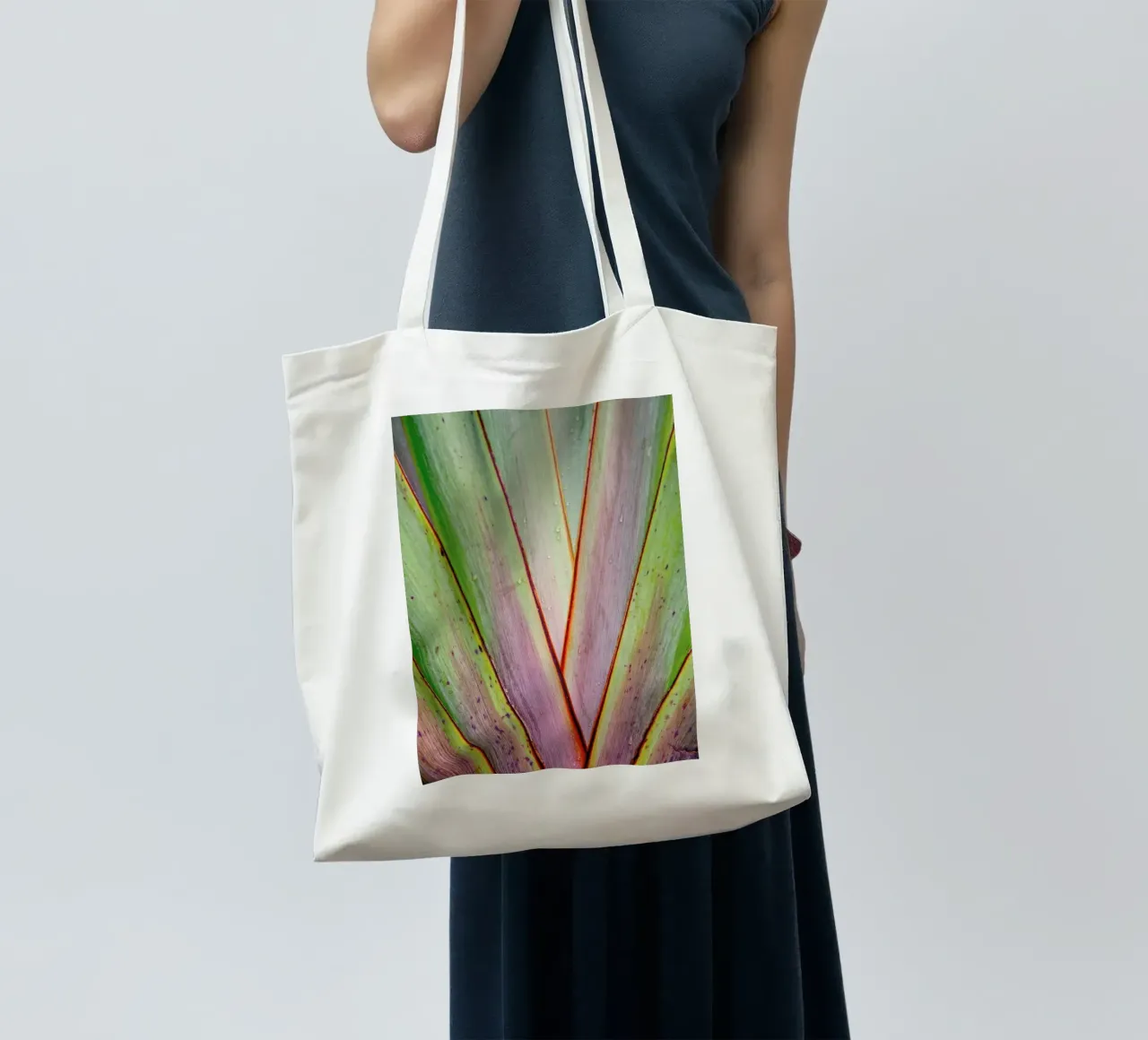 Flax Pattern borsa in juta da Nur Mut