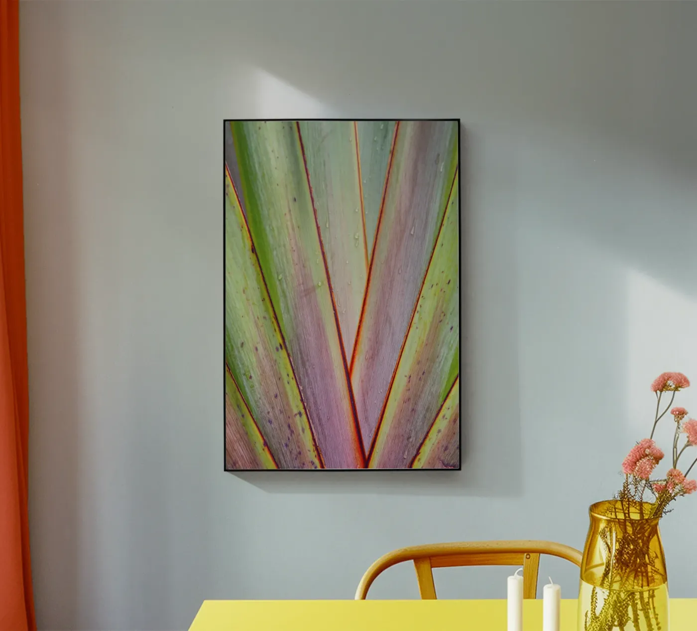 Flax Pattern acryl van Nur Mut