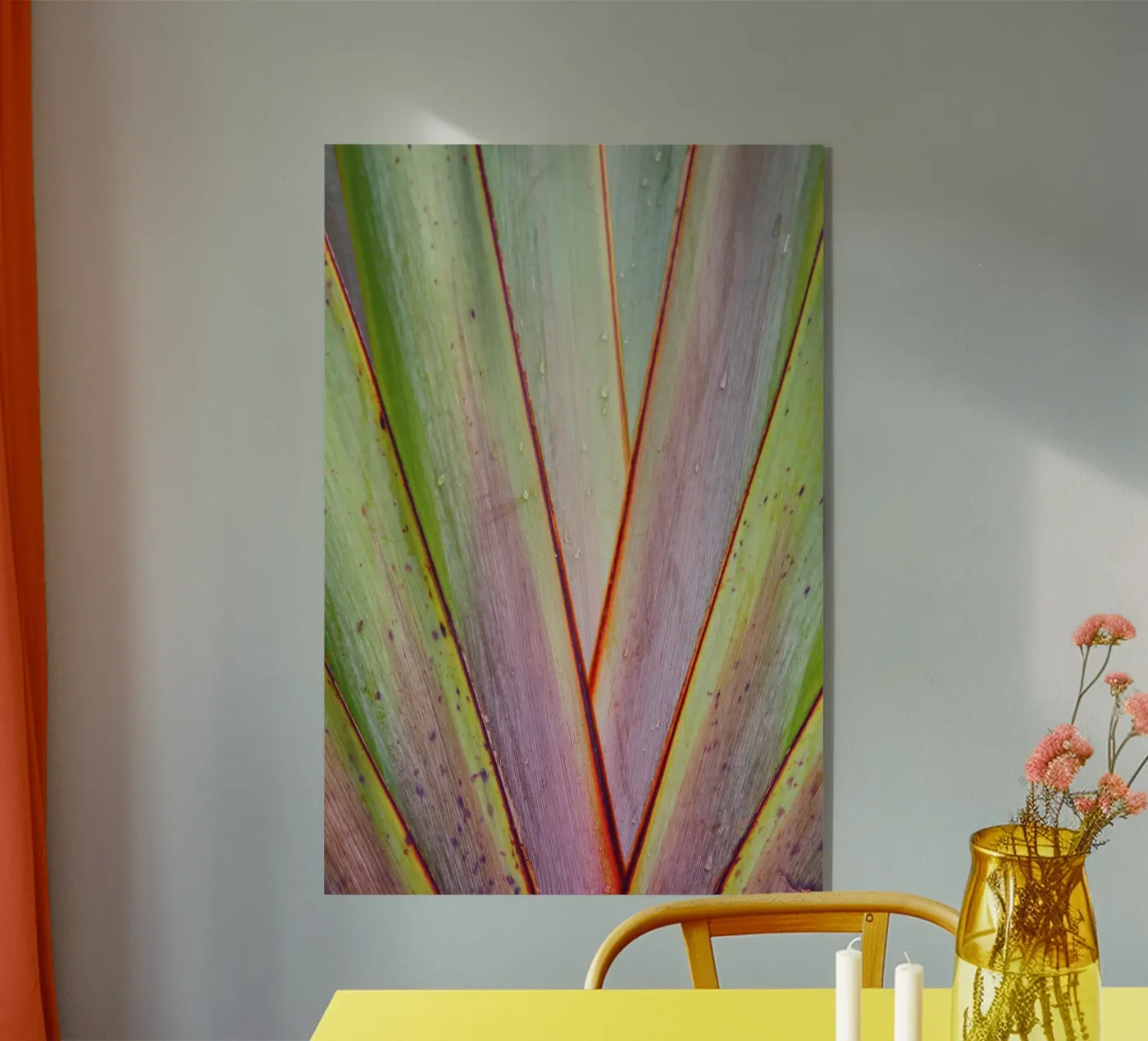 Flax Pattern acryl van Nur Mut