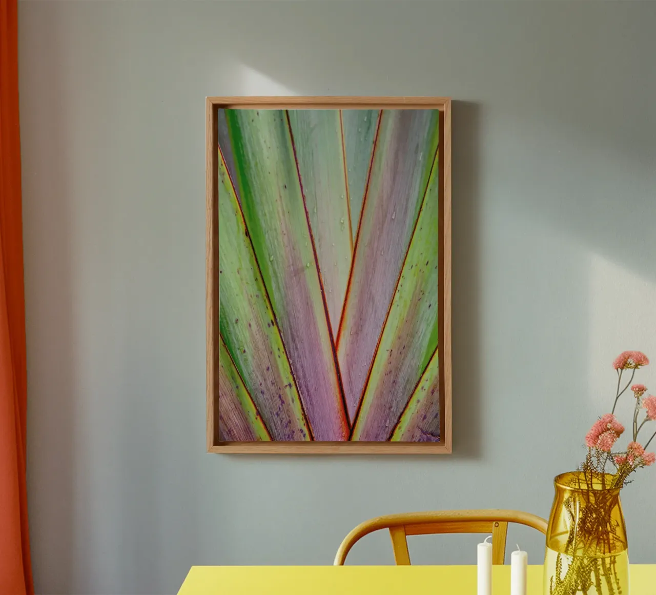Flax Pattern canvas by Nur Mut