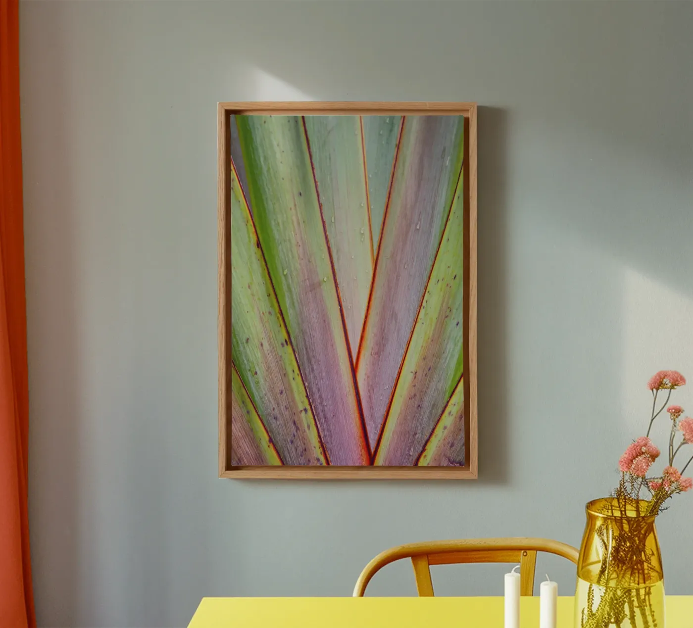 Flax Pattern canvas van Nur Mut