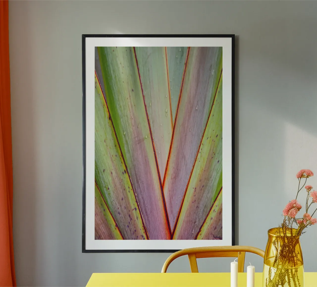 Flax Pattern poster van Nur Mut