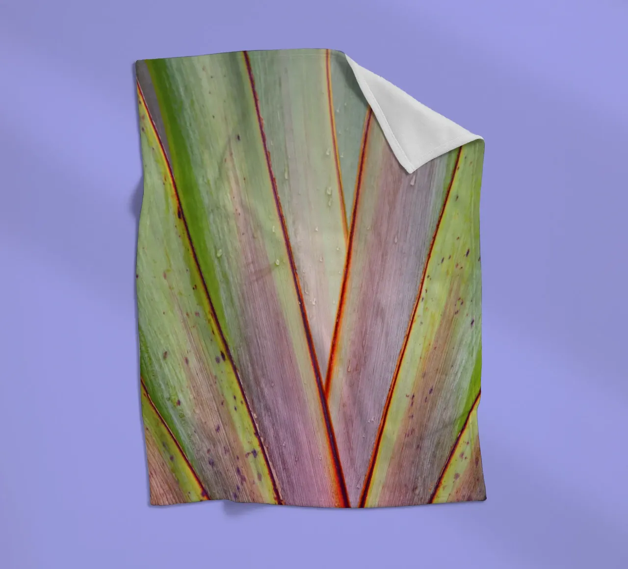 Flax Pattern Fleecedecke von Nur Mut