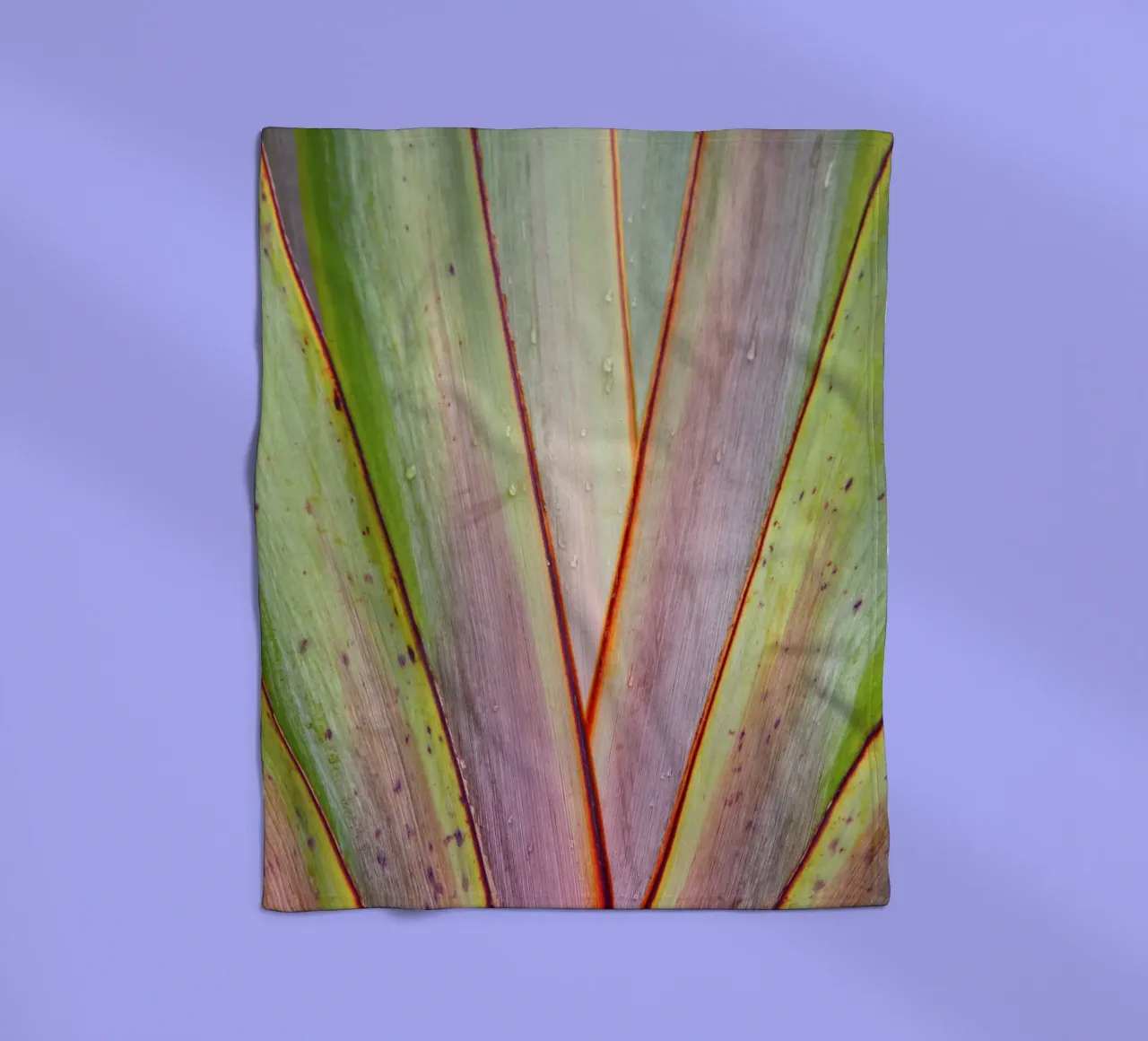 Flax Pattern Fleecedecke von Nur Mut