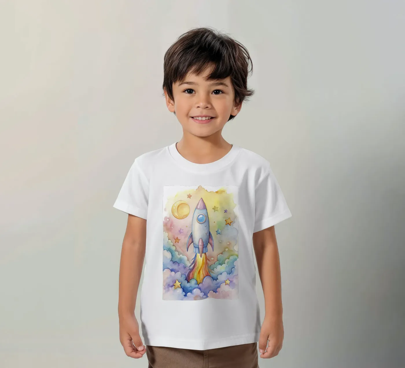 Razzo t-shirt bambini da 🎁 NOBELART