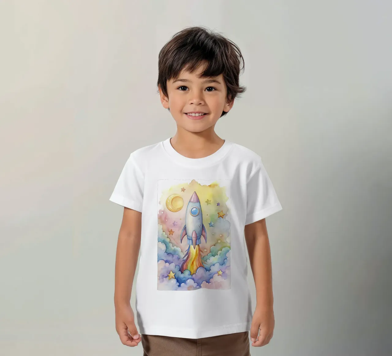 Razzo t-shirt bambini da 🎁 NOBELART