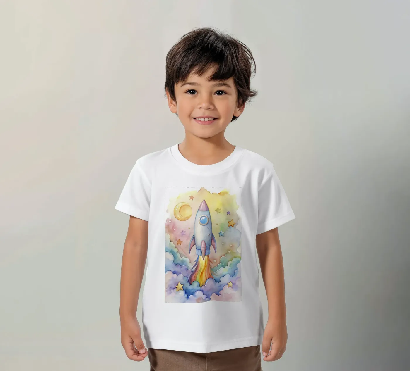 Razzo t-shirt bambini da 🎁 NOBELART