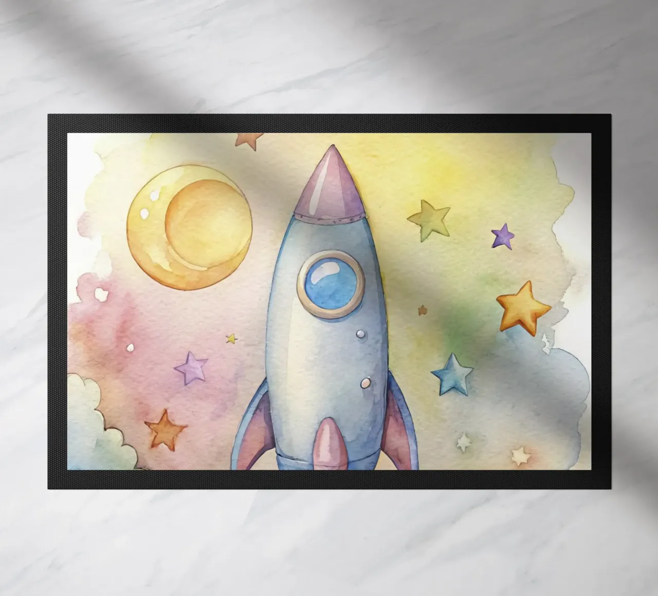Rocket doormat by 🎁 NOBELART