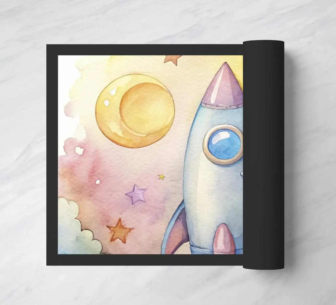 Rocket doormat by 🎁 NOBELART