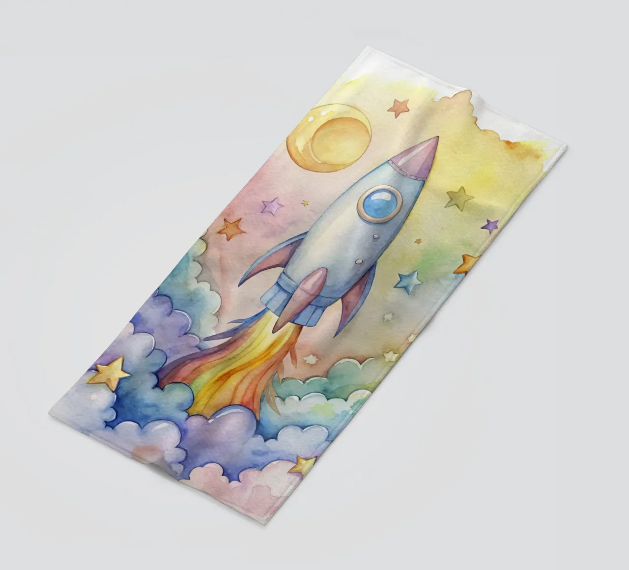 Raket strandhanddoek van 🎁 NOBELART