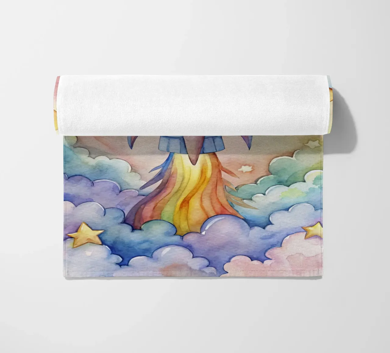 Raket strandhanddoek van 🎁 NOBELART